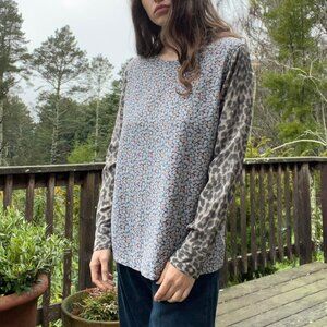 Equipment designer silk blouse